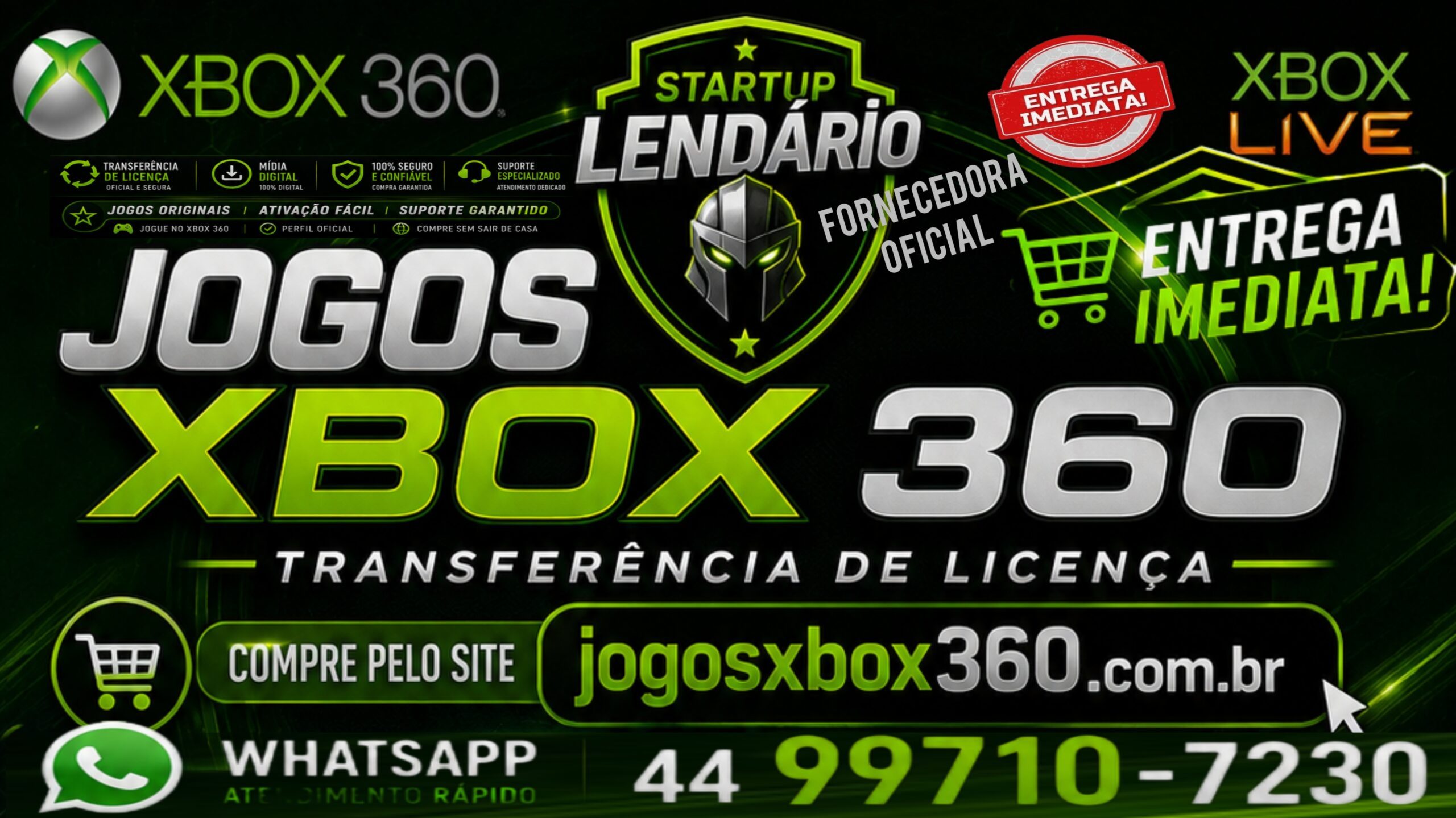 jogos Xbox 360 Transferência de Licença Mídia Digital